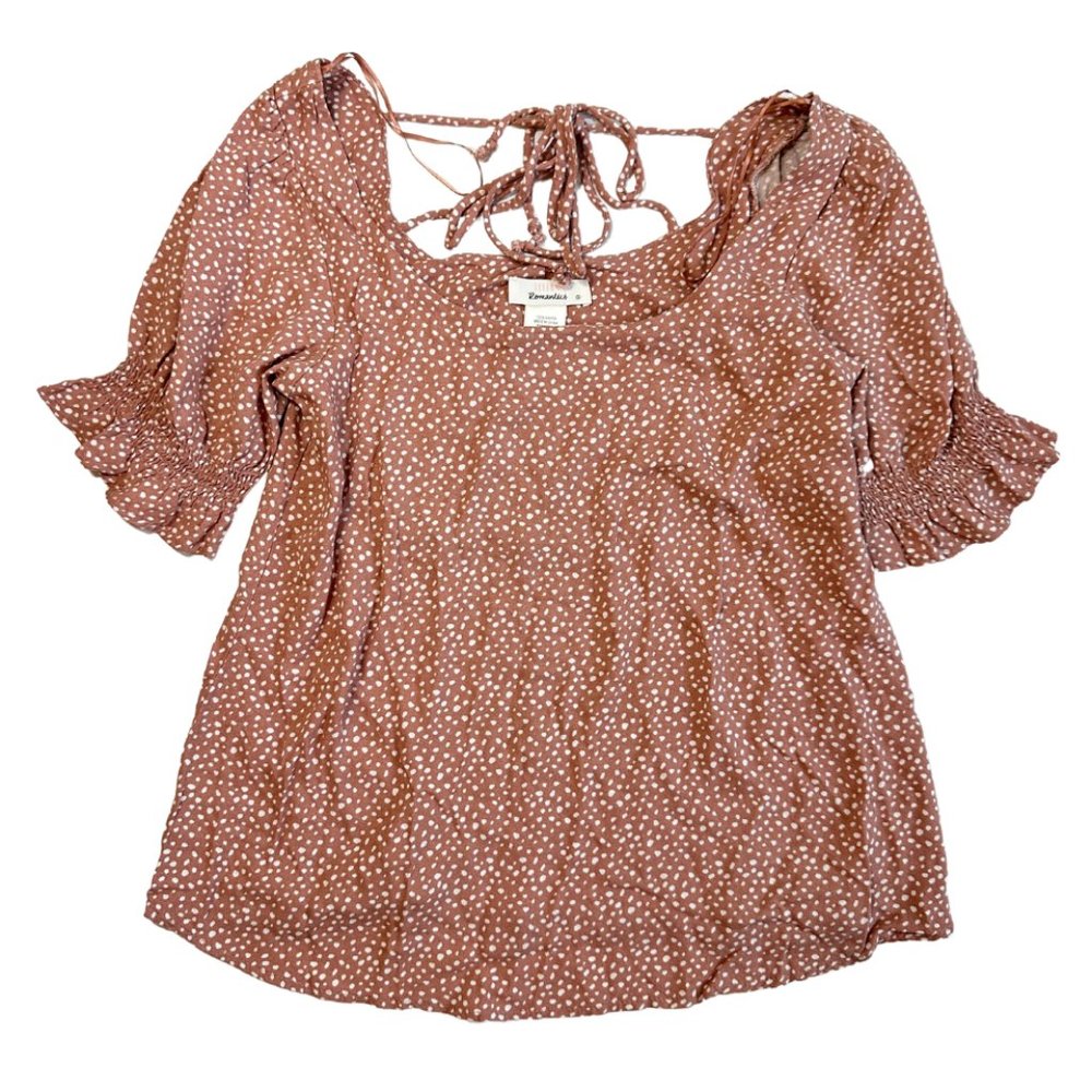 Adorable Ruffle-Sleeve Shirt